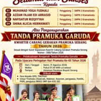 Penagurahan Tanda Pramuka Garuda Spentrik